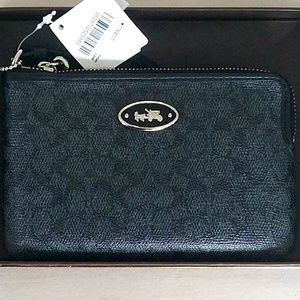 Coach Black Wristlet NWT